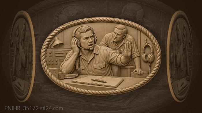 Dispatcher silencing a colleague urgently 3d STL model
