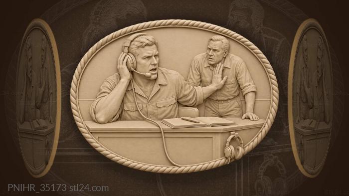 Dispatcher silencing colleague radio communication 3d STL model