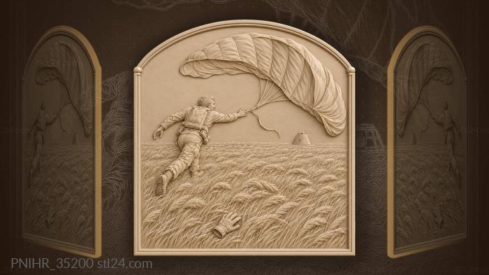 Steppe wind runaway shelter rescuer 3d STL model
