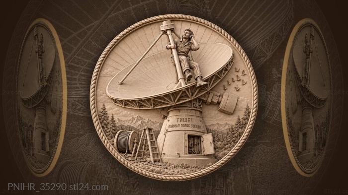 Radio engineer and starry voice 3d STL model