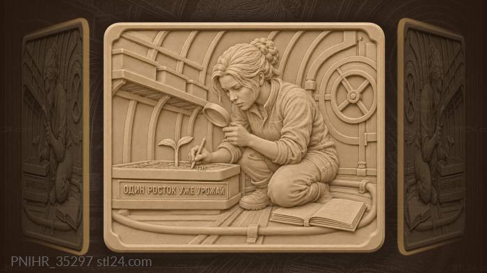 Greenhouse keeper and hopeful sprout 3d STL model