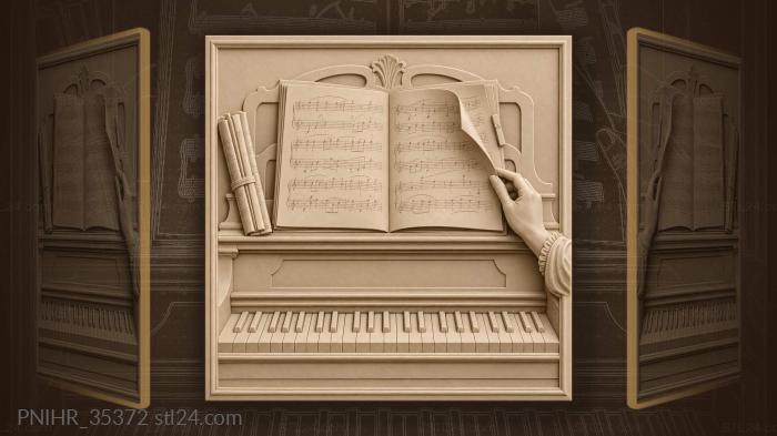 Musical moment lost page reaching 3d STL model