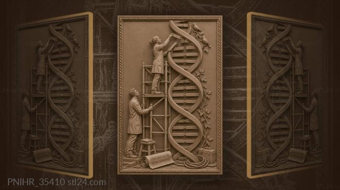 Dna discovery lab assistants science 3d STL model