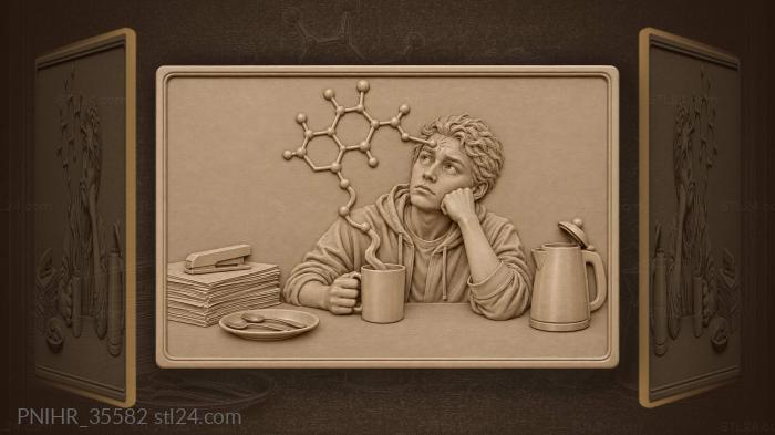 Students late night caffeine boost 3d STL model