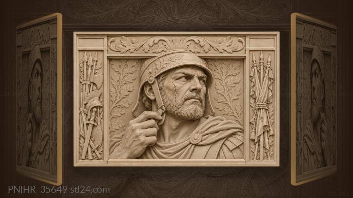 Commanders gaze weathered battle memory 3d STL model