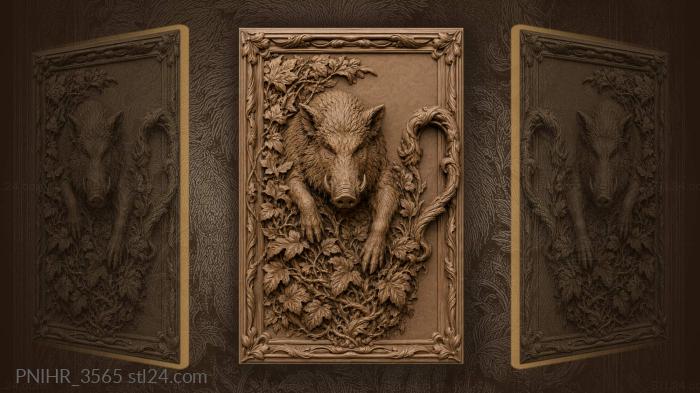 Pushing out of thickets on the left 3d STL model