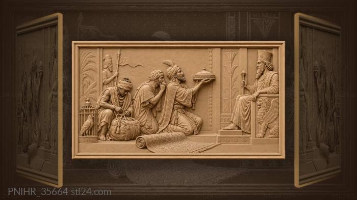 Interpreter whispers as envoy unties bundle 3d STL model