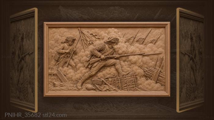 Comrade reloads while the bayonet leads onward 3d STL model