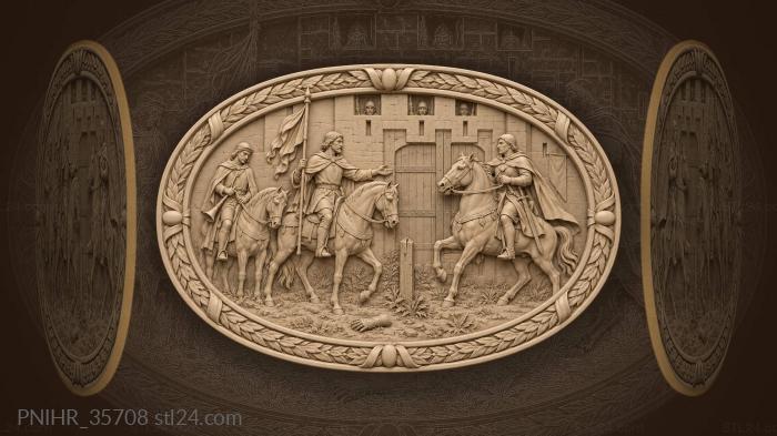 Truce bearer chooses words before cannon fire 3d STL model