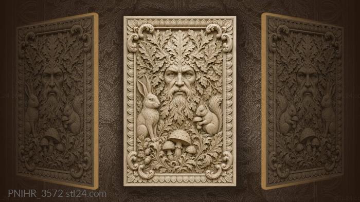 Leafy beard between hare and squirrel 3d STL model