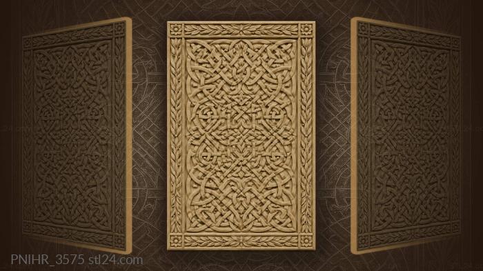 Celtic knotwork with laurel wreath 3d STL model