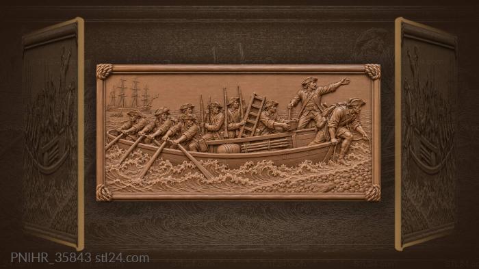 Landing boat marines beach assault 3d STL model