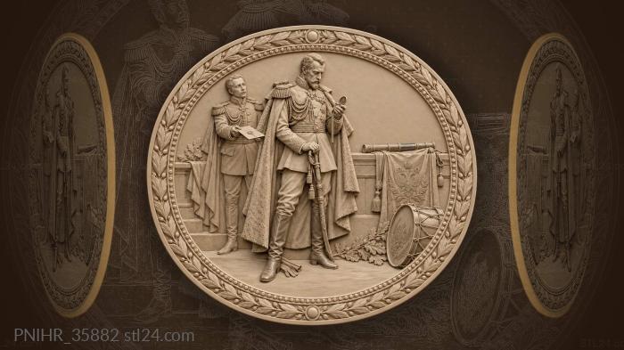 Emperor checks time before battle 3d STL model