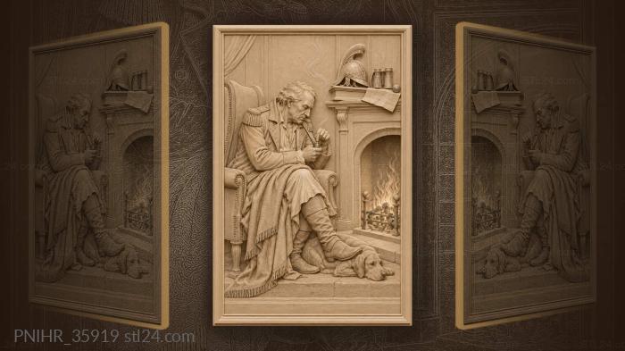 Commander’s rest by the fire 3d STL model