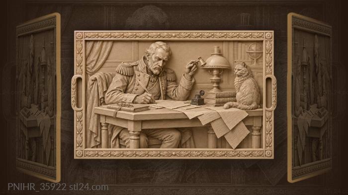 Marshal trims wick over memoirs 3d STL model