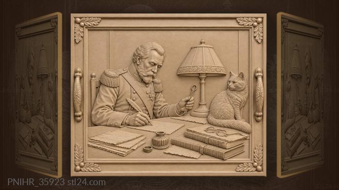 Marshal writes memories to outlive him 3d STL model