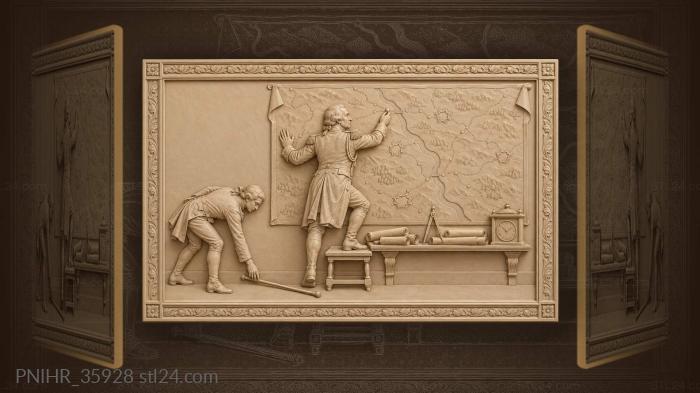 Old general retraces roads walked before 3d STL model