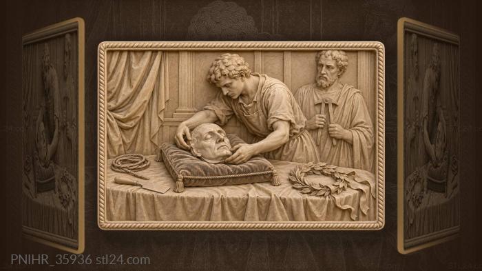 Sculptor’s studio last portrait commission 3d STL model