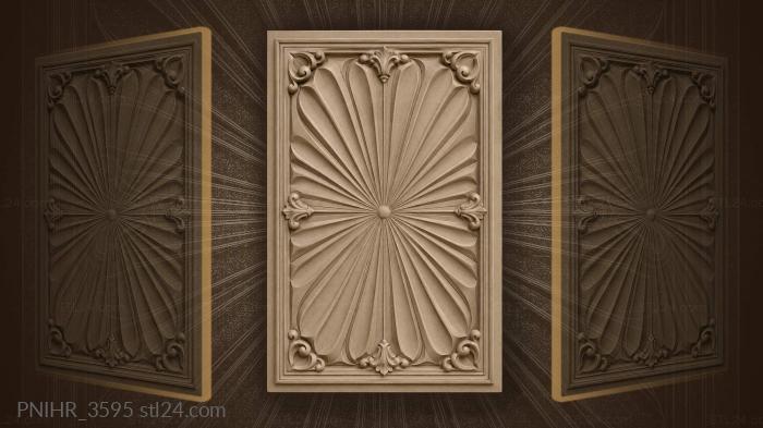 Elegant fan radiating design elements 3d STL model