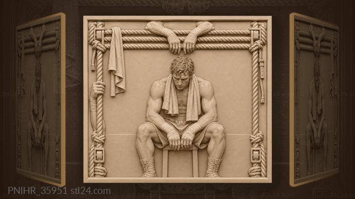 Rings ropes fighter’s grip strength 3d STL model