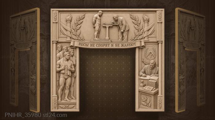 Wrestlers weigh in tournament preparation 3d STL model