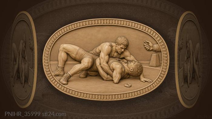 Wrestling hold timekeeper stopwatch 3d STL model