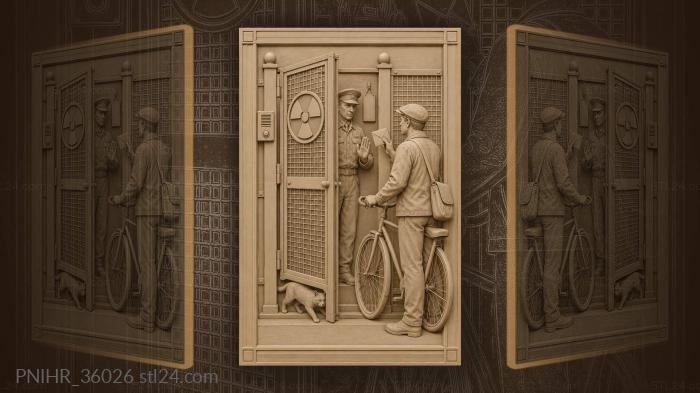 Wicket keeper checks the sealed envelope 3d STL model