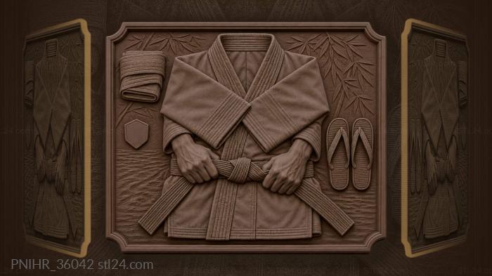 Martial arts belt tying hands 3d STL model