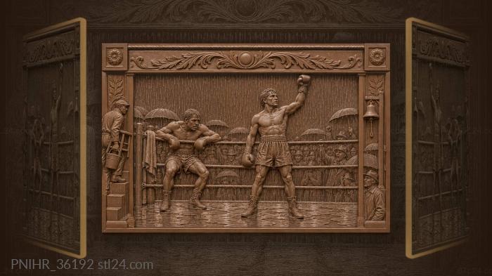 Rain cannot wash away the fighters victory 3d STL model