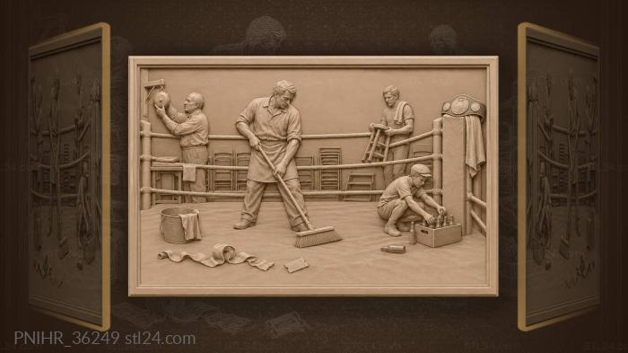After the bout empty ring 3d STL model
