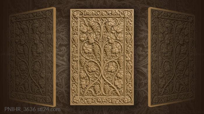 Grapevine splitting into two even branches 3d STL model