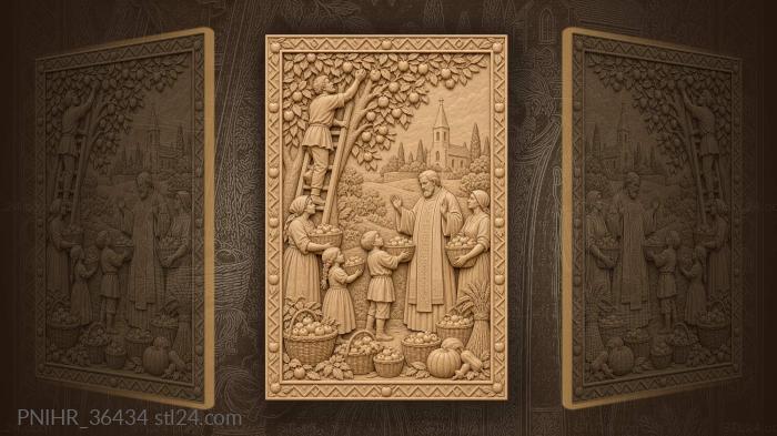 Harvest blessing fruitful autumn gathering 3d STL model