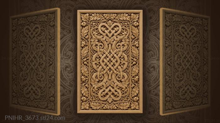 Celtic knot human figure symmetry 3d STL model