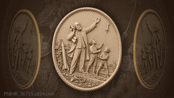 Boys join tsiolkovsky in leaving earths cradle 3d STL model