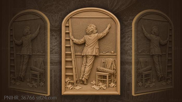 Einstein’s final equation brilliant mind · Mark Twain 3d STL model
