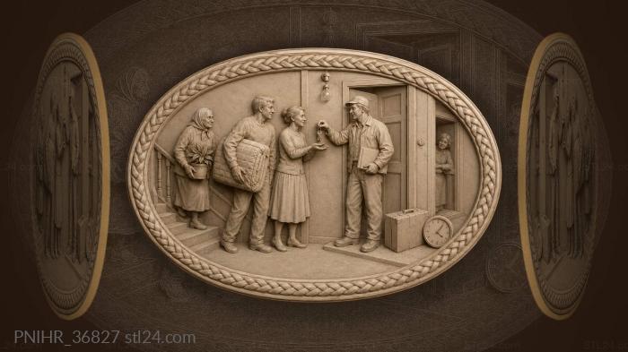 Foreman hands the new home key over 3d STL model