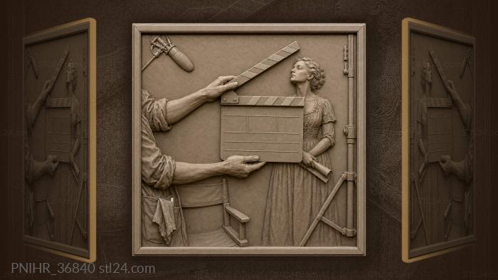 Movie set preparation before action 3d STL model