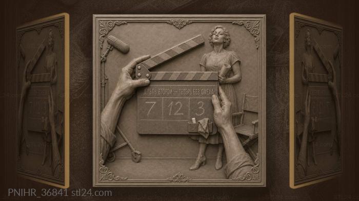 Movie set preparation second take 3d STL model