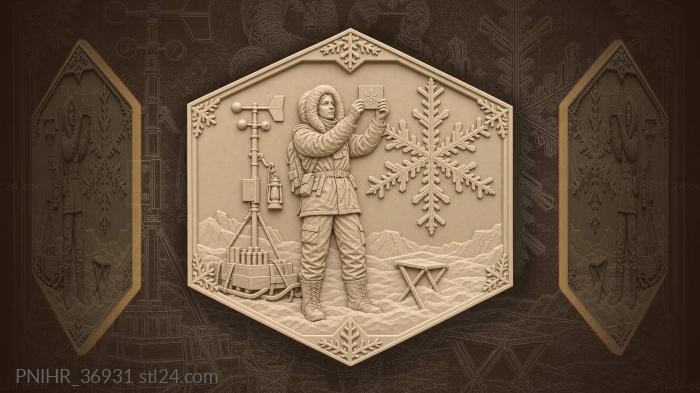 Scientist proves each snowflake branches differently 3d STL model