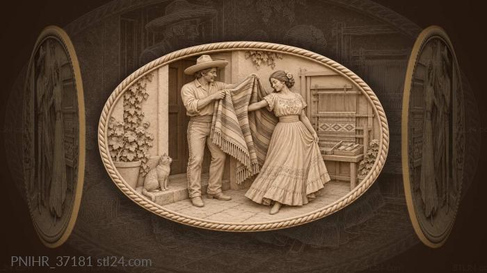 Beloved slips beneath the streaming fringe 3d STL model