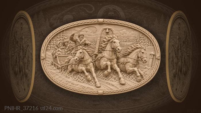 Winter troika race fast snow 3d STL model