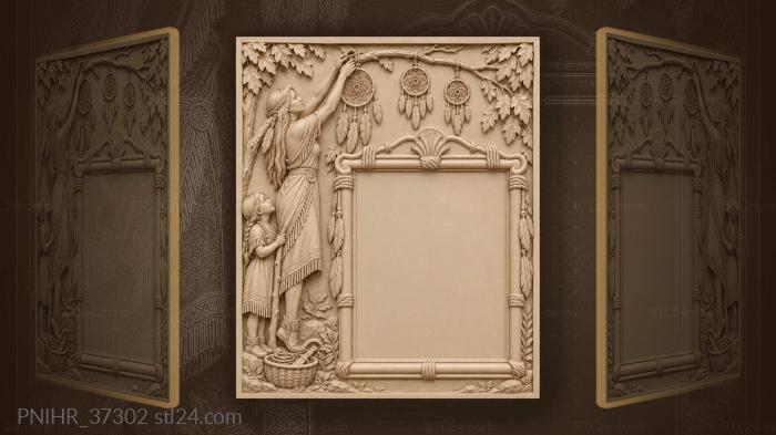 Dreamcatcher weaving mother and child 3d STL model