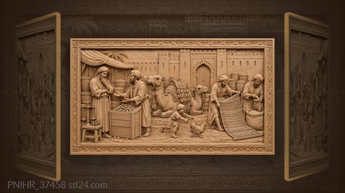 Bargaining over crate of dried figs 3d STL model