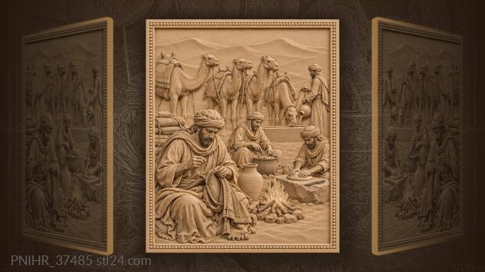 Desert camp life saddle repair 3d STL model
