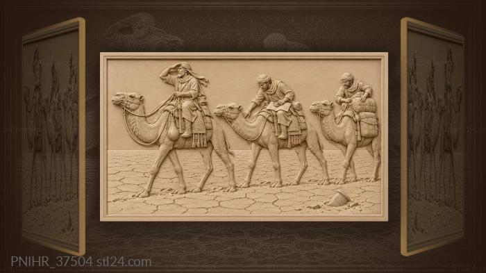 Midday crossing of the white salt flat 3d STL model