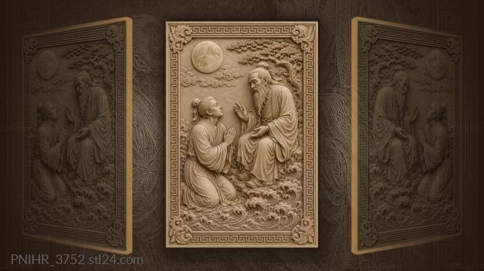 Youthful devotion under lunar glow 3d STL model