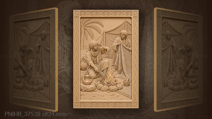 Desert trader and watchful companion 3d STL model