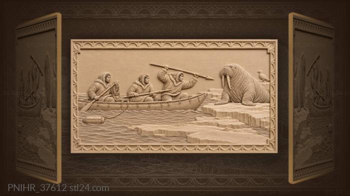 Seabird on the pan beside the walrus 3d STL model