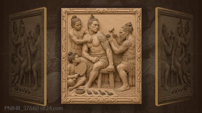 Chief outlasts the permanent shoulder ritual 3d STL model