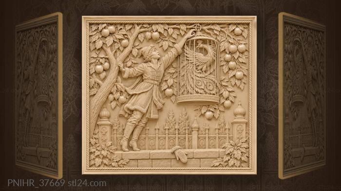 Ivan tsarevich and the firebird 3d STL model